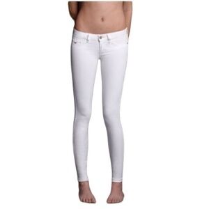 New Abercrombie & Finch White Harper Jeggings Leggings Y2K